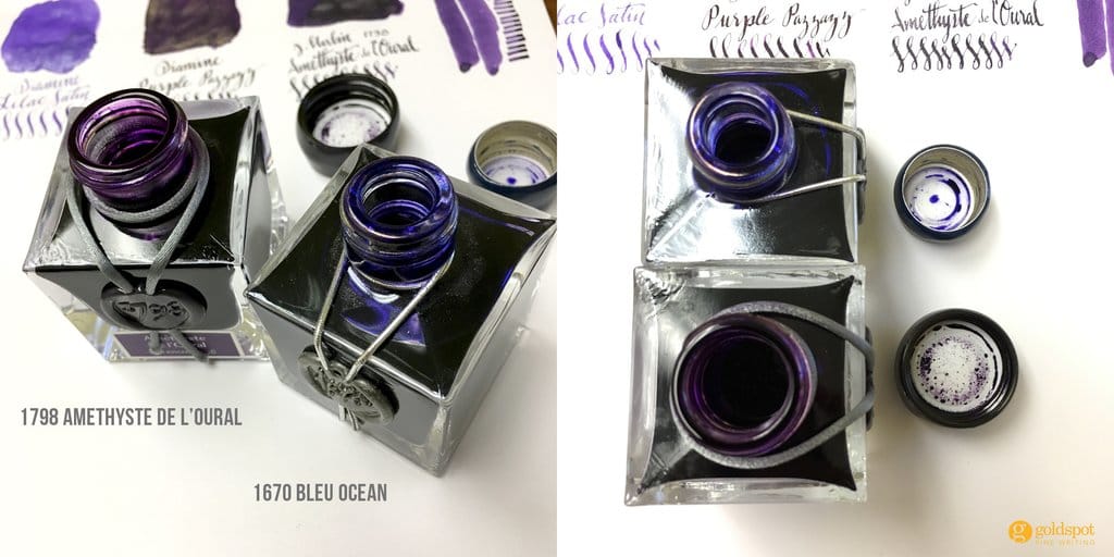 j herbin anniversary ink bottle mouth opening comparison