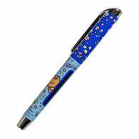 Itoya Line Friends Minini Blade Fountain Pen in Blue (Chonini)