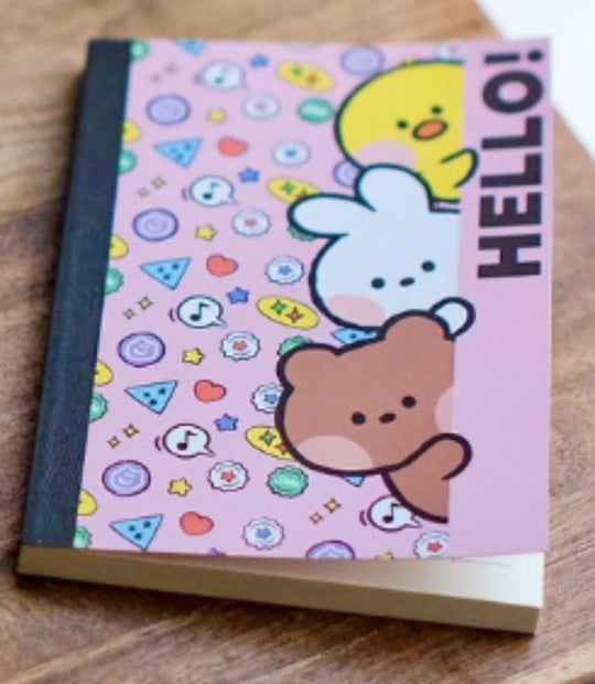 Itoya Oasis Notebook in LINE FRIENDS Minini Hello! - A6