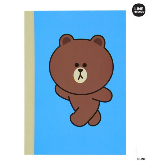 Itoya Profolio Oasis Lined Notebook in LINE FRIENDS 