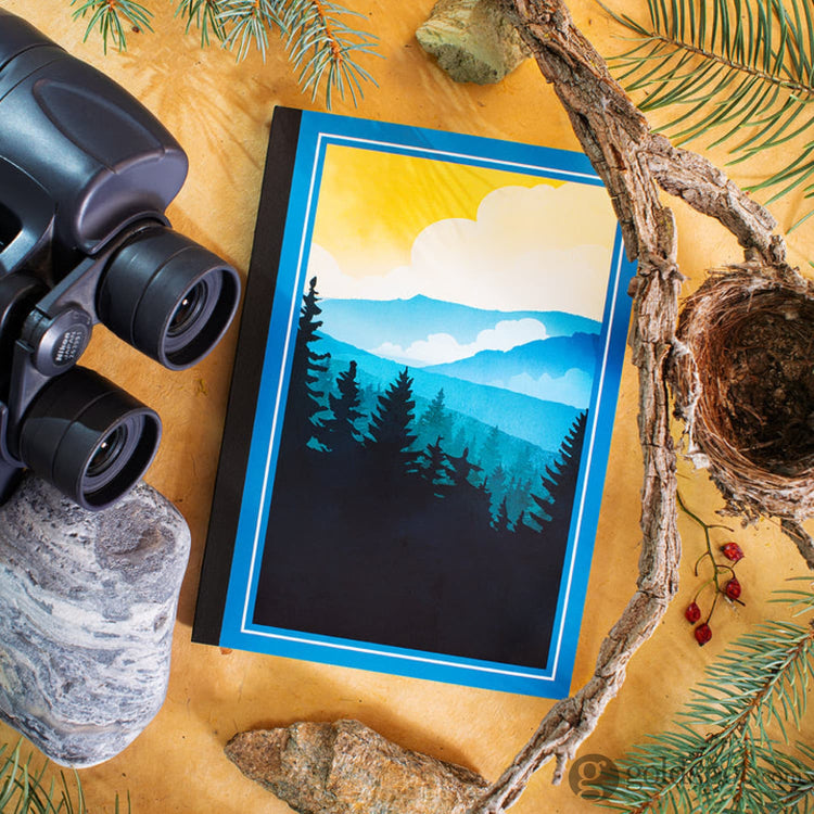 Itoya Profolio Oasis National Parks Lined Notebook in Smoky Mountains - A5 Notebooks Journals
