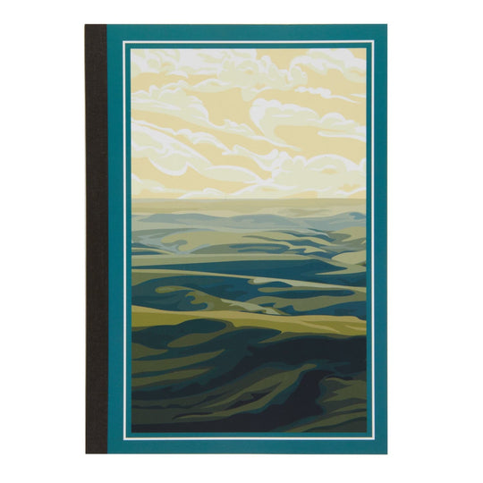 Itoya Profolio Oasis National Parks Lined Notebook in Tallgrass Prairie - A5