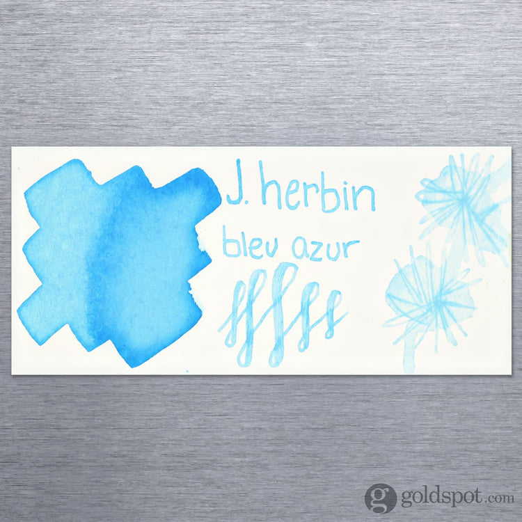J. Herbin Bottled Ink in Bleu Azur (Azure Blue) Bottled Ink