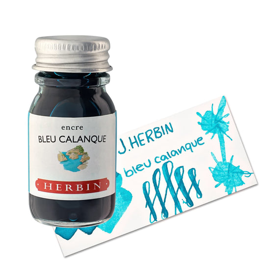 J. Herbin Bleu Calanque (Cove Blue) Bottled Fountain Pen Ink