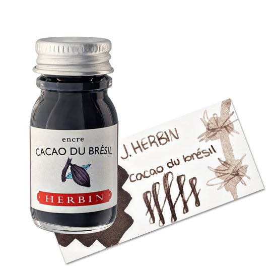 J. Herbin Cacao de Brésil (Brazilian Cocoa) Bottled Fountain Pen Ink