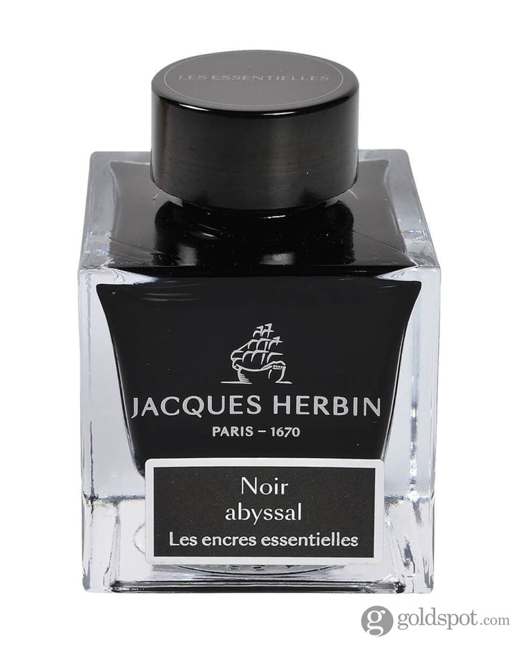 J. Herbin Essential Bottled Ink in Noir Abyssal 50ml Bottled Ink