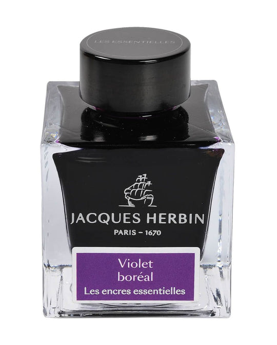 J. Herbin Essential Bottled Ink in Violet Boreal