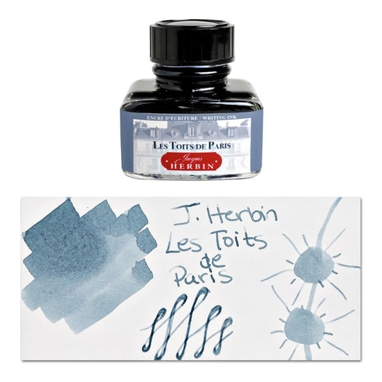 J. Herbin Paris Bottled Ink in Les Toits de Paris Grey  - 30ml