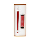 J. Herbin Murano Glass Pen and Ink Set in Red Dip Pen