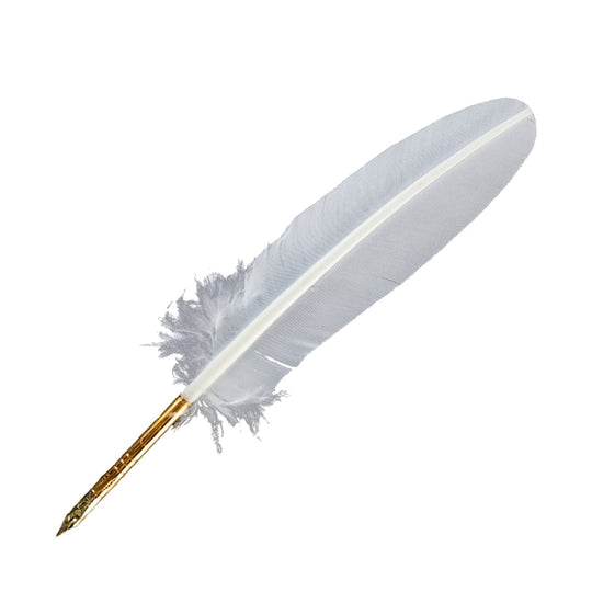 Jacques Herbin Goose Quill Pen in White Feather