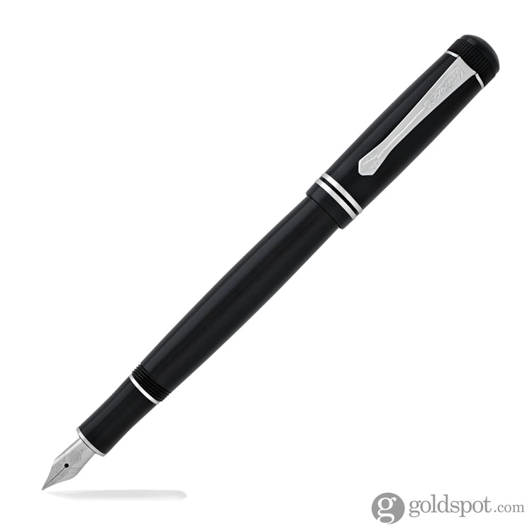 Kaweco Dia2 Fountain Pen in Black and Silver Extra Fine