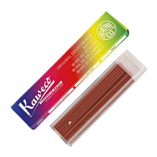 Kaweco Pencil Lead 2.0 x 80 mm - 24 pieces in box - Red