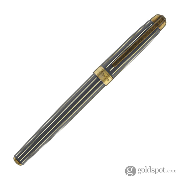 Laban Antique II Fountain Pen in Grey with Lines Fountain Pen