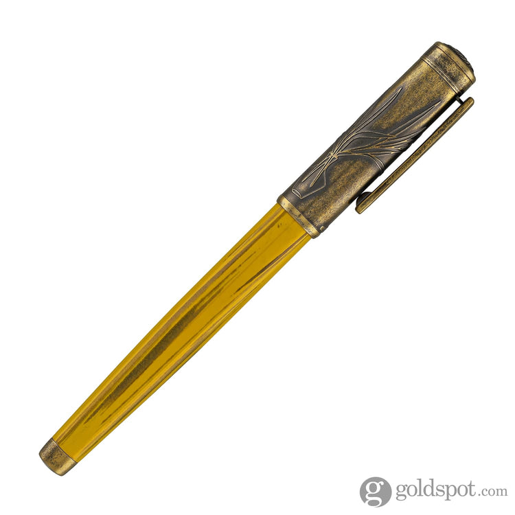 Laban Sanyu in Hand Fountain Pen Set in Antique Gold Fountain Pen
