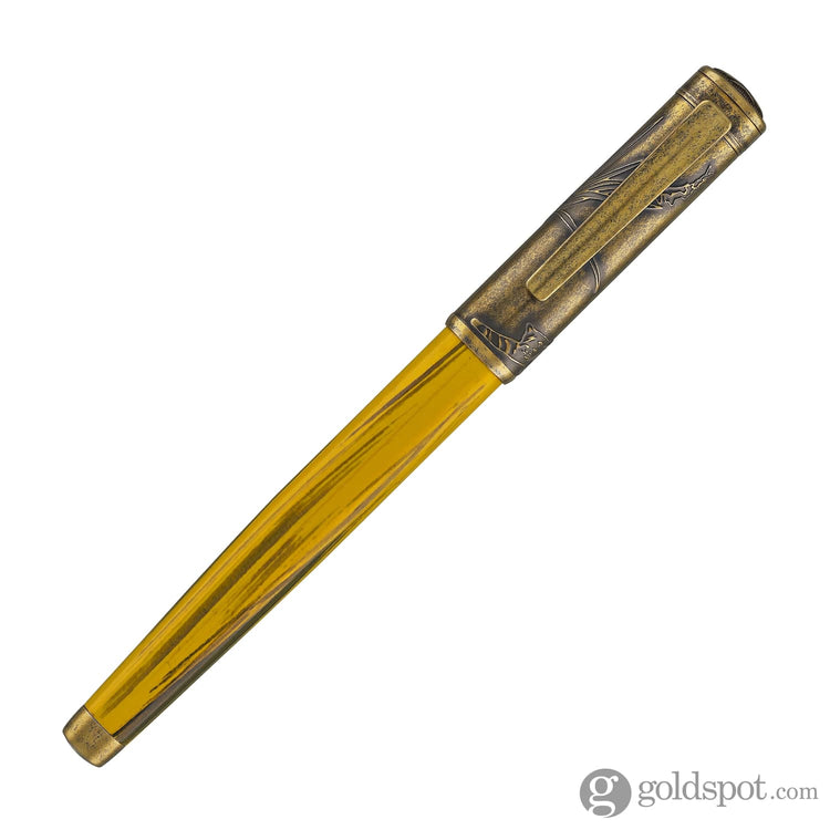 Laban Sanyu in Hand Fountain Pen Set in Antique Gold Fountain Pen