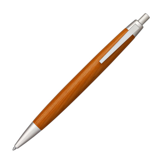 Lamy 2000 Taxus Ballpoint - Wooden Golden Brown with Silver Trim
