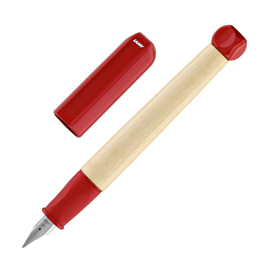 Lamy ABC Beginner's Fountain Pen in Red Beginner Left Handed nib