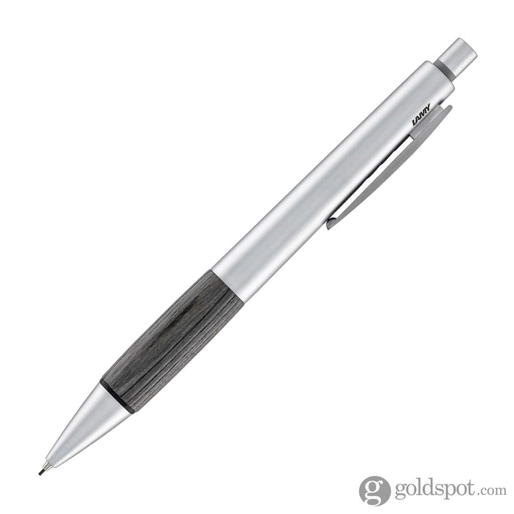 Lamy Accent Mechanical Pencil in Aluminum Grey with Wood Grip - 0.7mm Mechanical Pencils