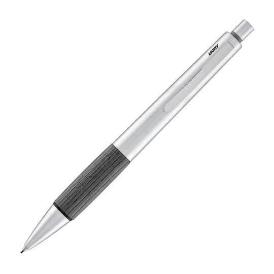 Lamy Accent Mechanical Pencil in Aluminum Grey with Wood Grip  - 0.7mm