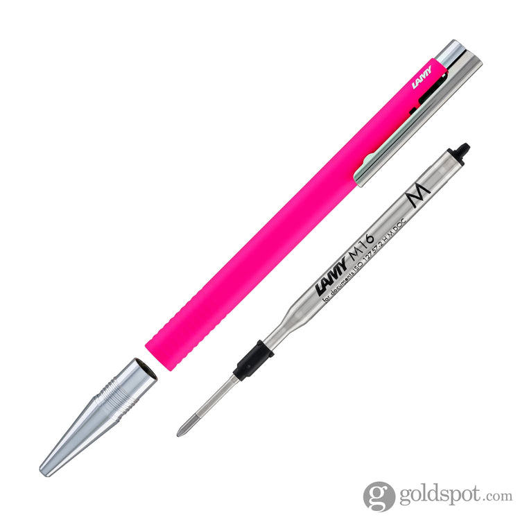 Lamy Logo Lx Matt Ballpoint Pen in Neon Pink Ballpoint Pens
