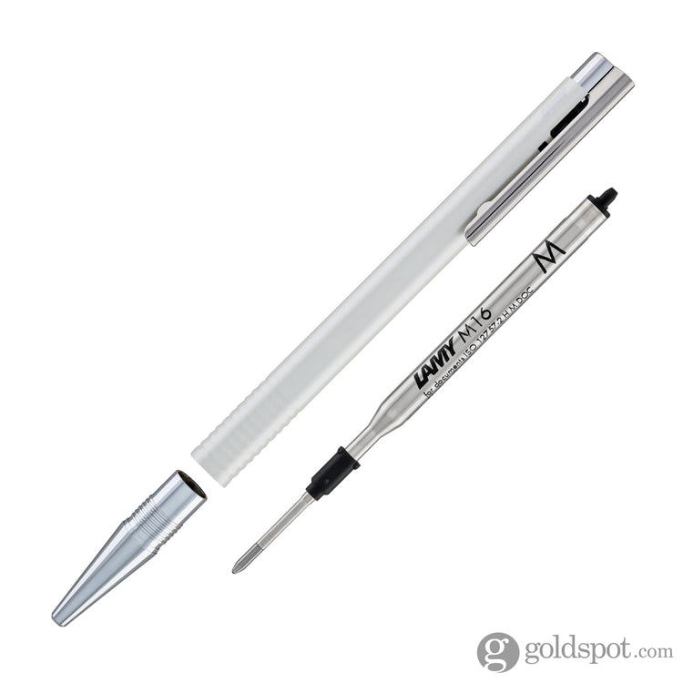 Lamy Logo Lx Matt Ballpoint Pen in Pearl Glossy Ballpoint Pens
