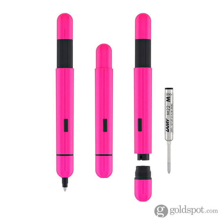 Lamy Pico Laser Ballpoint Pen in Neon Pink Ballpoint Pens