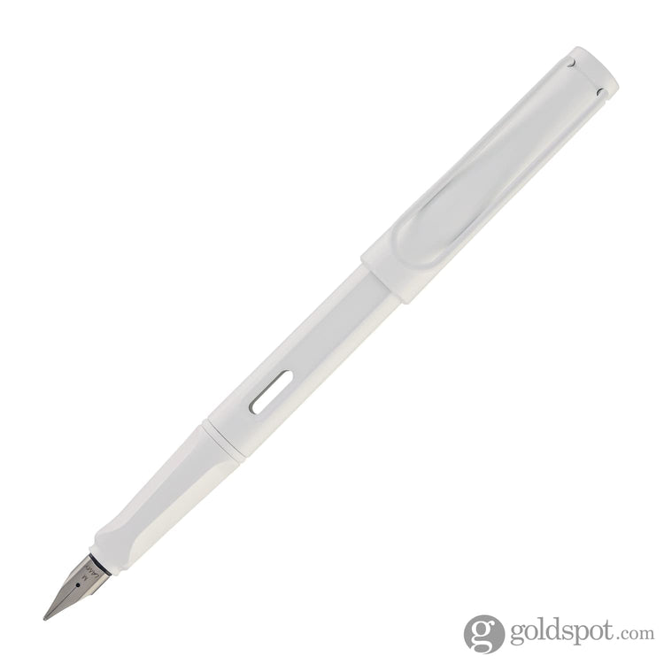 Lamy Safari Fountain Pen In All White Multi Ring Set Special Edition Fountain Pens