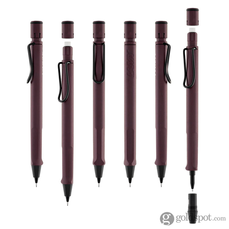 Lamy Safari Mechanical Pencil in Scarlet - 0.5mm Mechanical Pencils