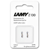 Lamy Safari Note + Replacement Tip in Medium Grey - 2 Piece