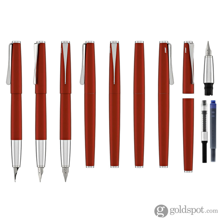 LAMY Studio Fountain Pen in Royal Red Matte Fountain Pen