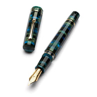 Leonardo Dodici Fountain Pen in Mosaico No. 8 Size 14kt Gold Nib