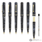 Leonardo Momento Zero Ballpoint Pen in Horn Gold Trim Ballpoint Pens