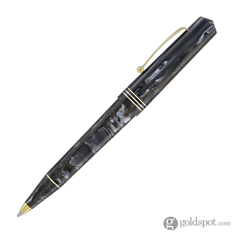 Leonardo Momento Zero Ballpoint Pen in Horn Gold Trim Ballpoint Pens