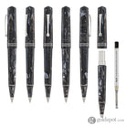 Leonardo Momento Zero Ballpoint Pen in Horn Silver Trim Ballpoint Pens