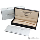 Leonardo Momento Zero Ballpoint Pen in Sea Stone Silver Trim Ballpoint Pens