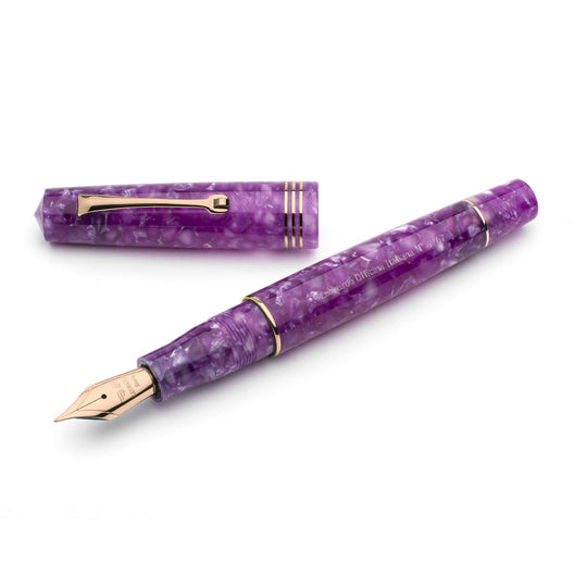 Leonardo Momento Zero Fountain Pen in Lavanda 2021 with Rose Gold Trim