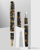 Leonardo Momento Zero Grande 2.0 Fountain Pen in Crepuscolo Marino No. 6 Size Nib Fountain Pen