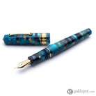 Leonardo Mosaico Fountain Pen in Hawaii Stainless Steel Nib Extra Fine / Gold Fountain Pen