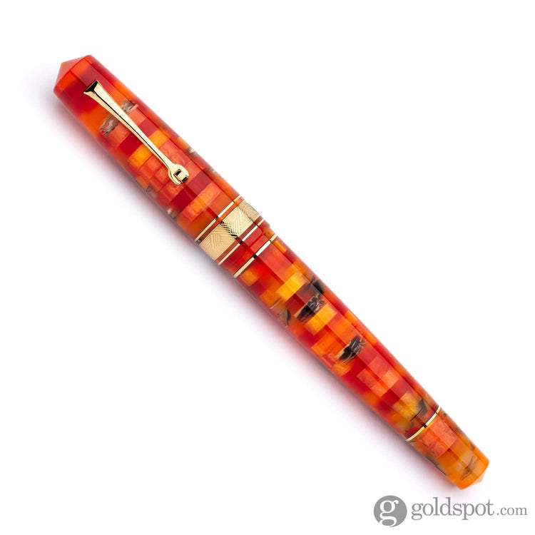 Leonardo Mosaico Fountain Pen in Mango Stainless Steel Nib Fountain Pen