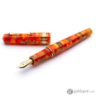 Leonardo Mosaico Fountain Pen in Mango Stainless Steel Nib 1.1mm Stub / Gold Fountain Pen