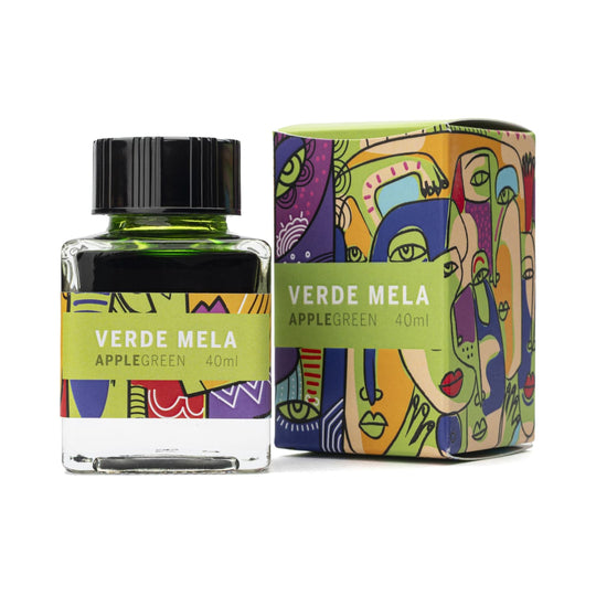 Leonardo Officina Bottled Ink in Apple Green - 40 mL
