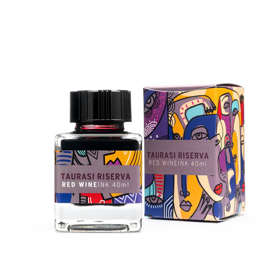 Leonardo Officina Bottled Ink in Taurasi Red Wine - 40 mL