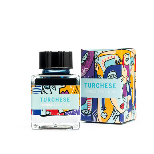 Leonardo Officina Bottled Ink in Turquoise Hawaii - 40 mL