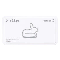 Midori D-Clips in Rabbit