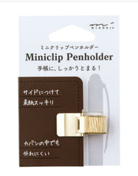 Midori Miniclip Penholder in Gold