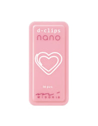 Midori Nano D-Clips in Heart