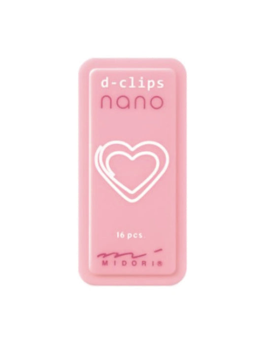 Midori Nano D-Clips in Heart
