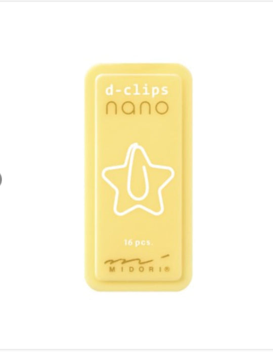 Midori Nano D-Clips in Star