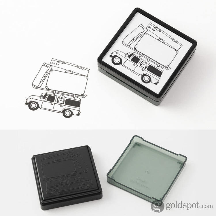 Midori Paintable Stamp Pre-Inked in Going Out Accessories