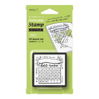 Midori Paintable Stamp Pre-Inked in Habit Tracker